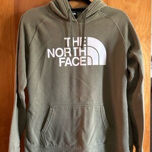 The North Face women’s Olive Green Hoodie